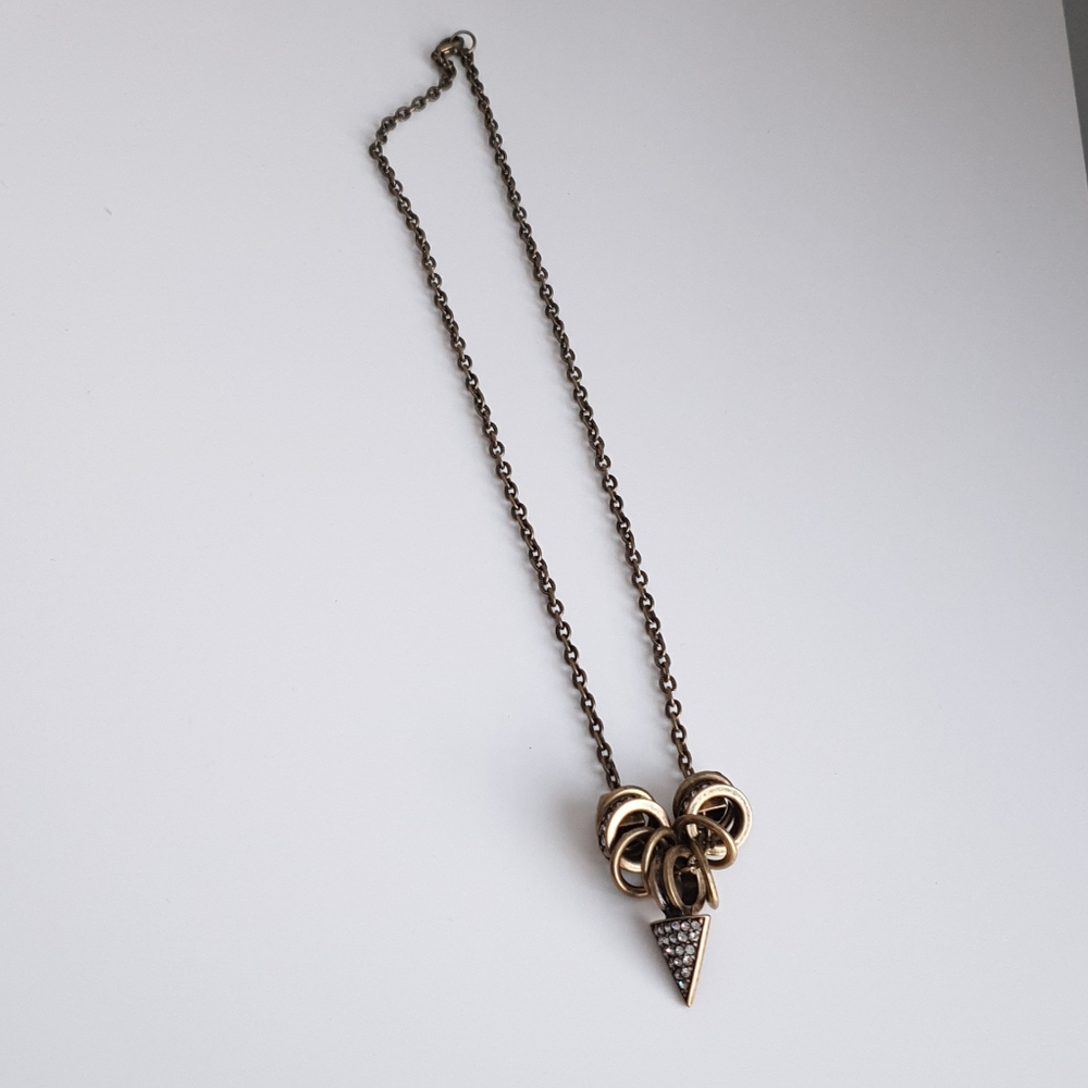 Rusty gold necklace